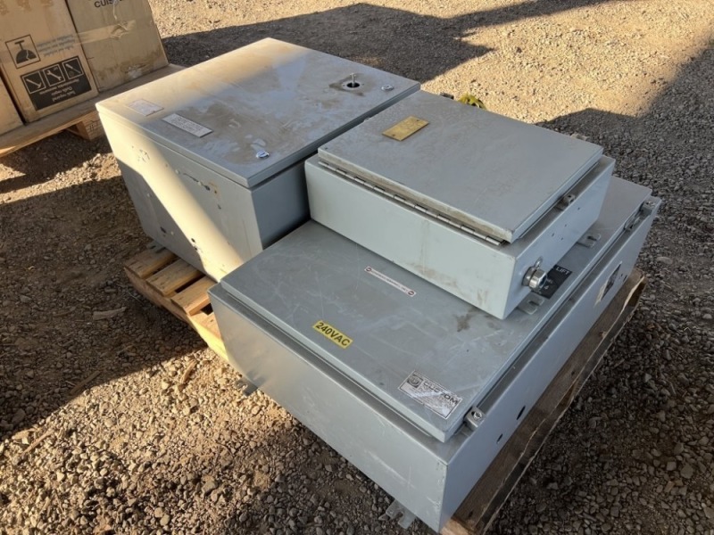 Electrical Transformer Panels, Qty. 3