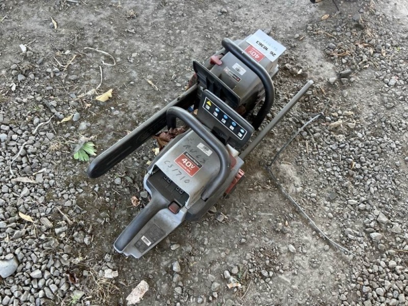 Oregon PowerNow CS300 Chainsaws, Qty. 2