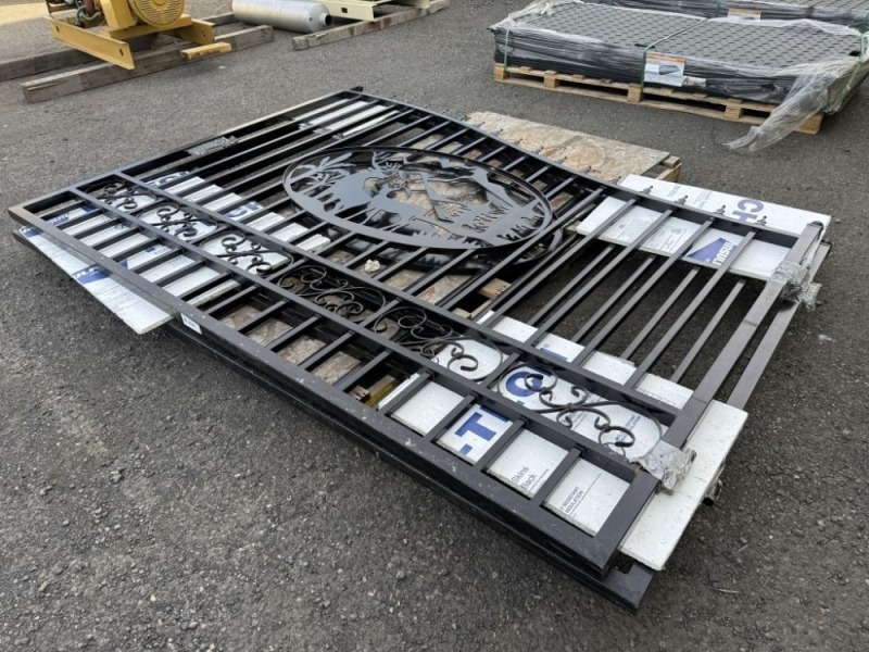 20' Bi-Parting Wrought Iron Gate