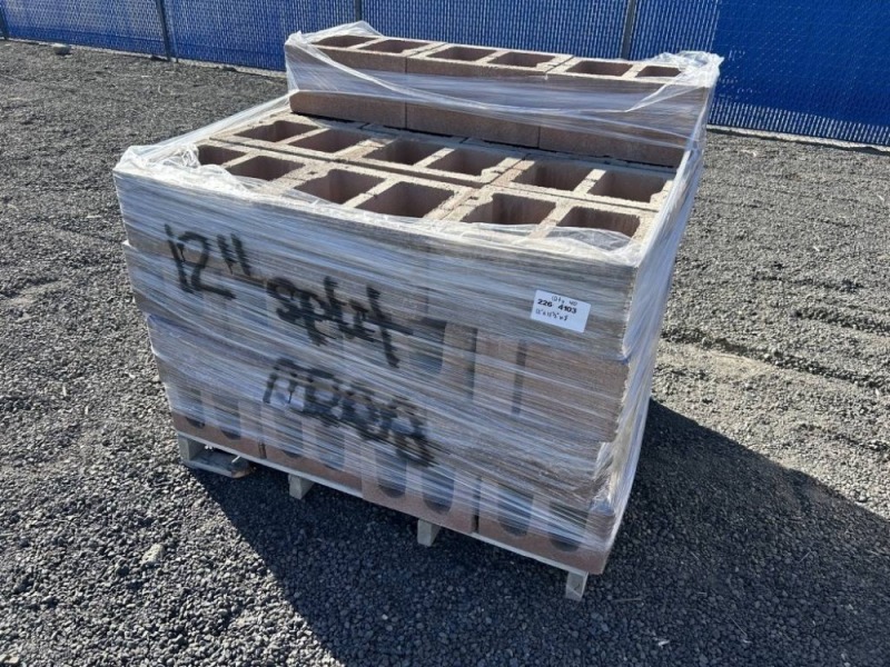 12" Split Face Bond Beam Blocks, Qty. 40