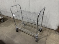 2 Tier Metal Utility Cart