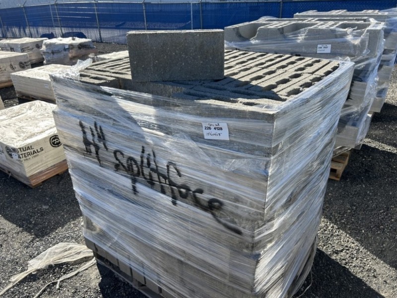 4" Split Face Blocks, Qty. 168