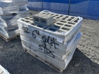 6" Split Face Blocks, Qty. 80
