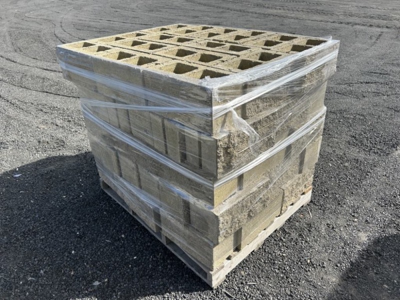 Split Face Concrete Blocks, Qty. 75