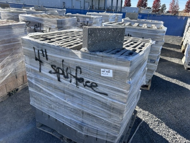 4" Split Face Blocks, Qty. 168