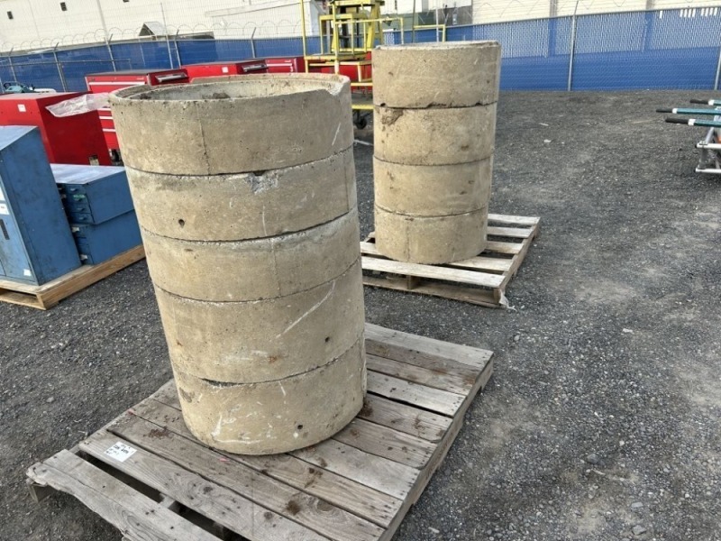 Sewer Riser Rings, Qty. 9