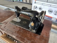 Singer Wood Cabinet Sewing Machine