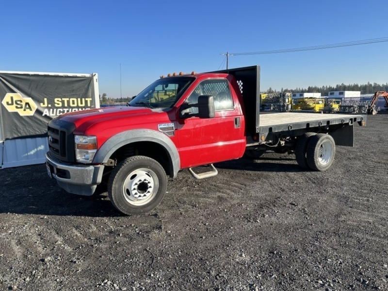 2008 Ford F450 XL SD Flatbed Truck