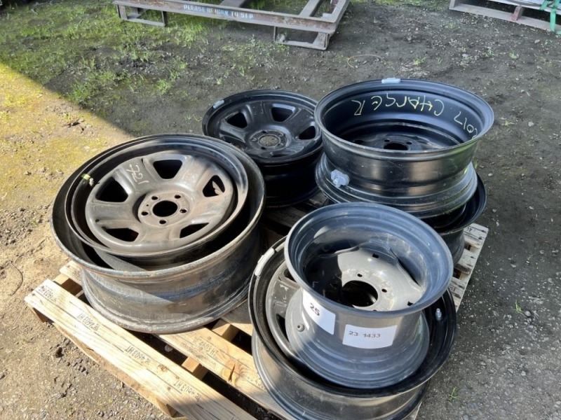 Tire Rims, Qty. 7