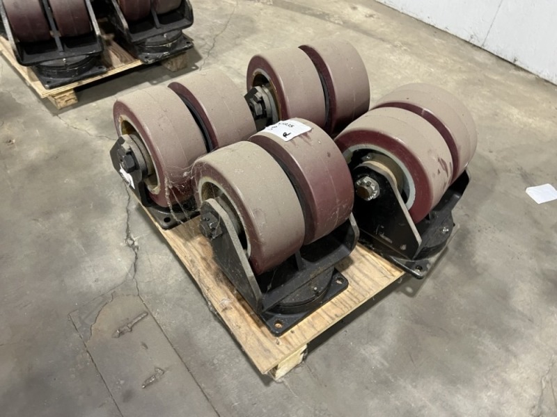 Twin Wheel Casters, Qty. 4