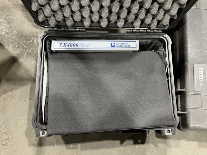 Computerized Polygraph Parts Lafayette LX 4000 polygraph system parts | J. Stout Auction