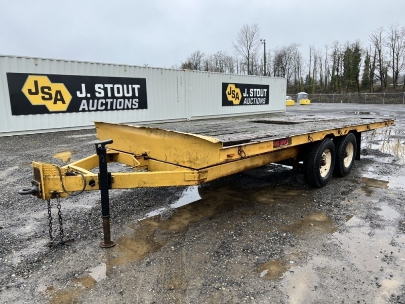 1989 Home Built T/A Tilt Deck Equipment Trailer