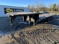 2000 Tri-Axle Gooseneck Flatbed Trailer