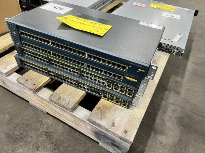 Cisco Catalyst Network Switches, Qty. 4