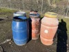 Plastic Food Grade Barrels, Qty. 5