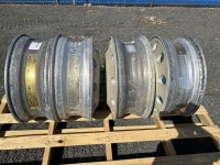 Alcoa Aluminum Truck Wheels, Qty. 4