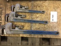 Ridgid Pipe Wrenches, Qty. 3